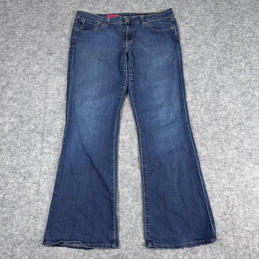 AG Adriano Goldschmied The Club Jeans Womens 31R Blue Flare Mid Rise